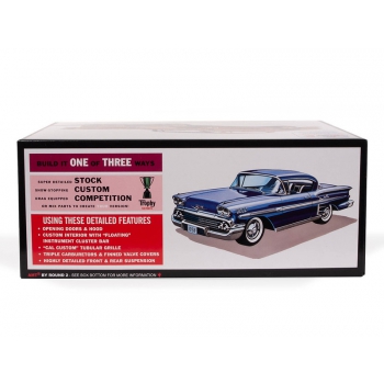 Plastikmodell – 1:25 1958 Chevy Impala Hardtop „Ala Impala“-Auto – AMT1301